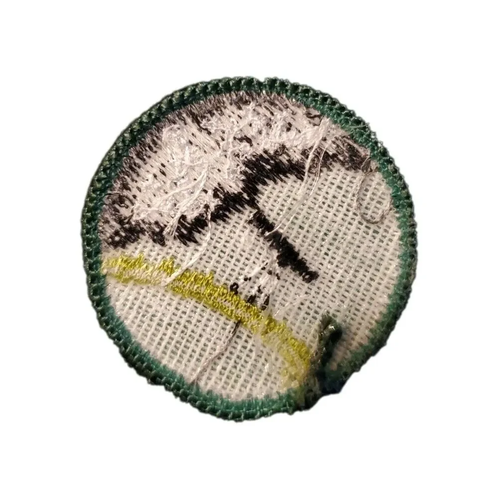 Girl Scouts SKY SEARCHER Patch Badge Green 1.5